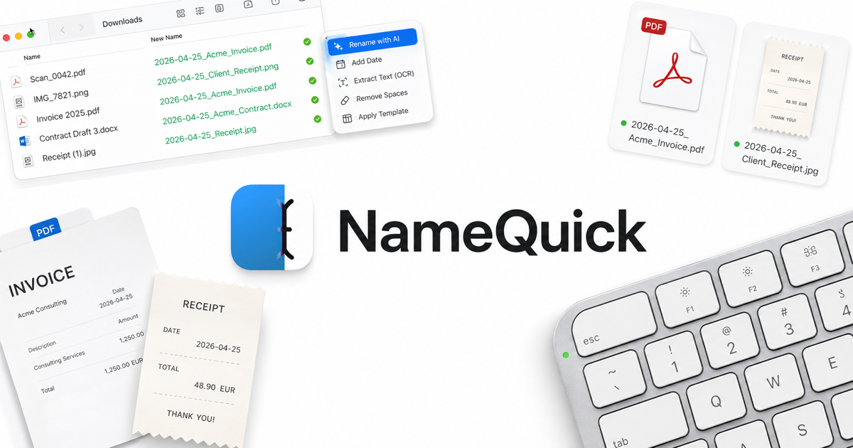 NameQuick Mac app interface (image: namequick.app)